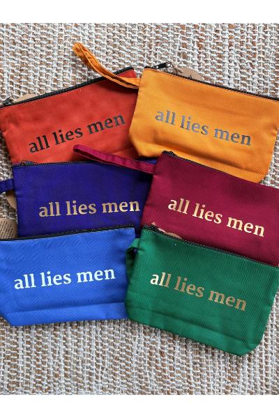 Sri Lankanism Travel Pouch - All Lies Men (Available in Multiple Colors) 